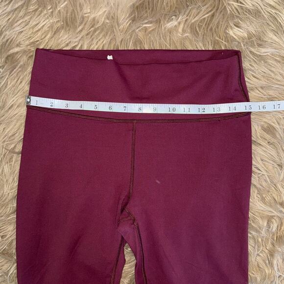 Fabletics Define High Waisted Powerhold 7/8 Legging Merlot size L - Picture 4 of 6
